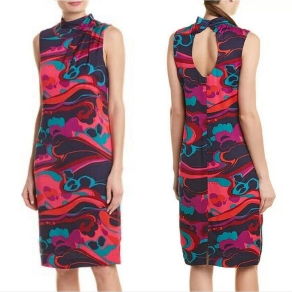 Trina Turk Around Midnight Sleeveless Dress Sz 6 NWT - Picture 1 of 7